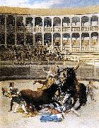 Francisco de Goya Picador Caught by the Bull Sweden oil painting artist